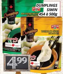 Supermarché PA DUMPLINGS SIWIN offer