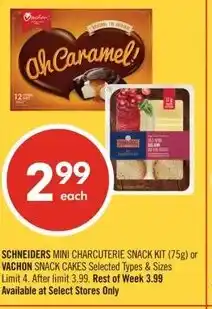 Shoppers Drug Mart Vachon snack cakes offer
