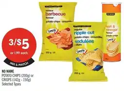 Shoppers Drug Mart No name potato chips or crisps offer