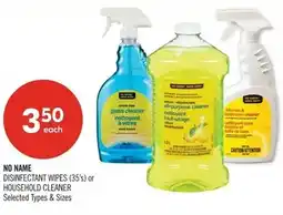 Shoppers Drug Mart No name disinfectant wipes or household cleaner offer