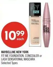 Shoppers Drug Mart Maybelline new york offer