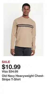 Old Navy Old Navy Heavyweight Chest-Stripe T-Shirt offer