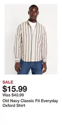 Old Navy Old Navy Classic Fit Everyday Oxford Shirt offer