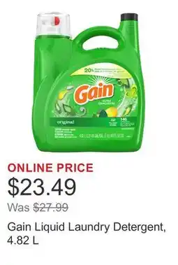 Costco Gain Liquid Laundry Detergent offer