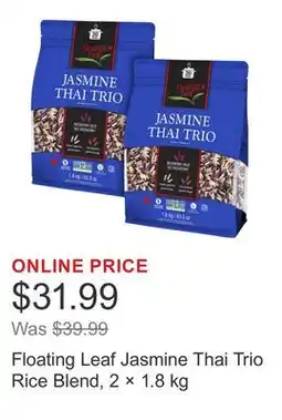 Costco Floating Leaf Jasmine Thai Trio Rice Blend, 2 × offer
