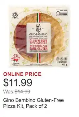 Costco Gino Bambino Gluten-Free Pizza Kit, Pack of 2 offer