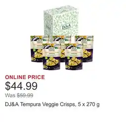Costco DJ&A Tempura Veggie Crisps offer
