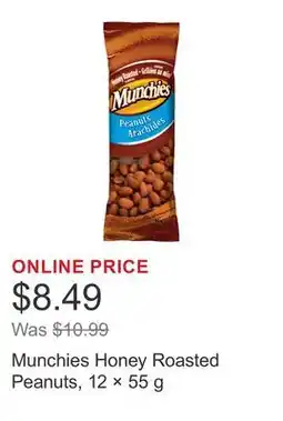 Costco Munchies Honey Roasted Peanuts, 12 × offer