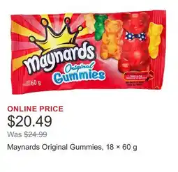 Costco Maynards Original Gummies, 18 × offer