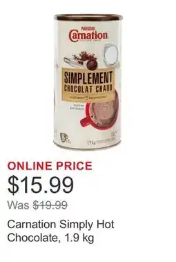 Costco Carnation Simply Hot Chocolate offer