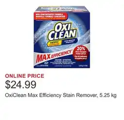 Costco OxiClean Max Efficiency Stain Remover offer