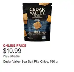 Costco Cedar Valley Sea Salt Pita Chips offer