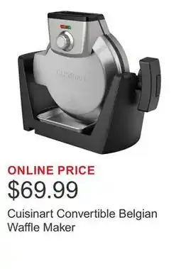 Costco Cuisinart Convertible Belgian Waffle Maker offer