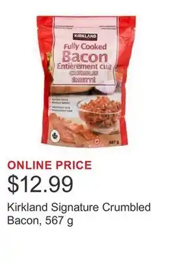 Costco Kirkland Signature Crumbled Bacon offer