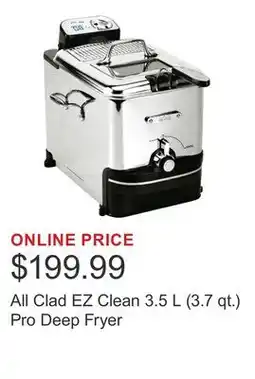 Costco All Clad EZ Clean 3.5 L (3.7 qt.) Pro Deep Fryer offer