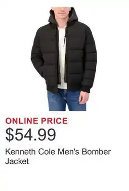 Costco Kenneth Cole Men's Bomber Jacket offer