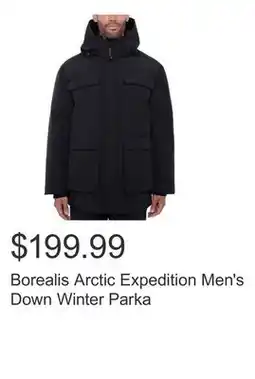 Costco Borealis Arctic Expedition Men's Down Winter Parka offer