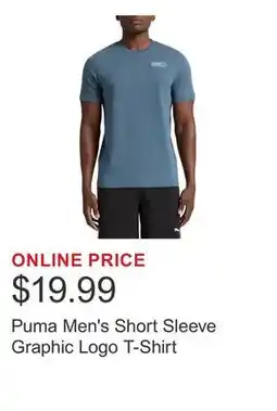Costco Puma Men's Short Sleeve Graphic Logo T-Shirt offer