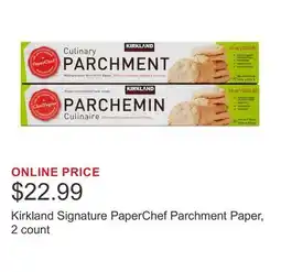 Costco Kirkland Signature PaperChef Parchment Paper, 2 count offer