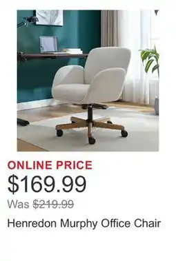 Costco Henredon Murphy Office Chair offer