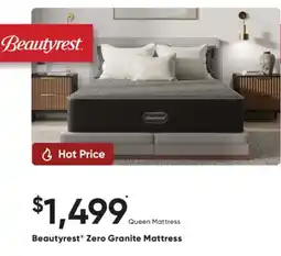 Sleep Country Beautyrest Zero Granite Mattress offer