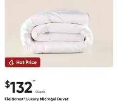 Sleep Country Fieldcrest Luxury Microgel Duvet offer
