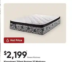 Sleep Country Kingsdown Silent Partner X3 Mattress offer