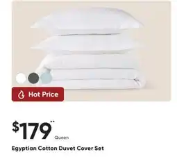 Sleep Country Egyptian Cotton Duvet Cover Set offer