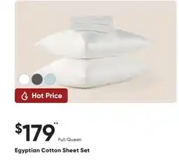 Sleep Country Egyptian Cotton Sheet Set offer