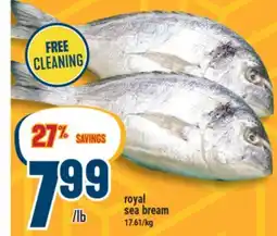 Marché Adonis Royal sea bream offer