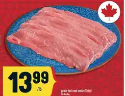 Marché Adonis Grain fed veal cutlet Halal offer