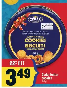 Marché Adonis Cedar butter cookies offer