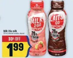 Marché Adonis Milk 2Go milk offer