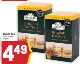 Marché Adonis Ahmad Tea offer