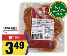 Marché Adonis Solmaz sliced pepperoni Halal offer