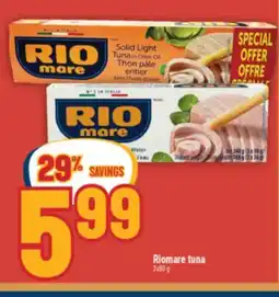 Marché Adonis Riomare tuna offer