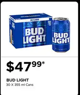 The Beer Store BUD LIGHT offer