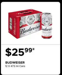 The Beer Store BUDWEISER offer