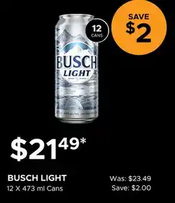 The Beer Store BUSCH LIGHT offer