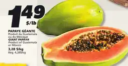 IGA GIANT PAPAYA offer