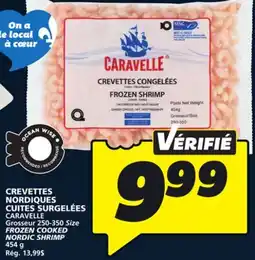 IGA CARAVELLE FROZEN COOKED NORDIC SHRIMP offer