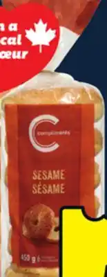 IGA COMPLIMENTS BAGELS offer