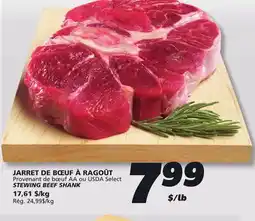 IGA STEWING BEEF SHANK offer