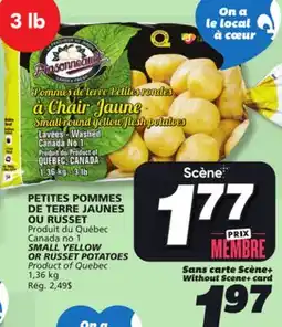 IGA SMALL YELLOW OR RUSSET POTATOES offer