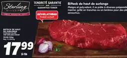 IGA STERLING SILVER TOP SIRLOIN STEAK offer