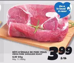 IGA FRESH PORK SHOULDER ROAST offer