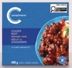IGA COMPLIMENTS GINGER BEEF offer