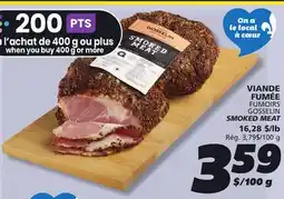 IGA FUMOIRS GOSSELIN SMOKED MEAT offer
