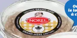 IGA NOREL CRETONS OR CRETONNADE offer