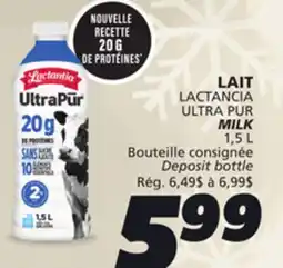 IGA LACTANCIA ULTRA PUR MILK offer